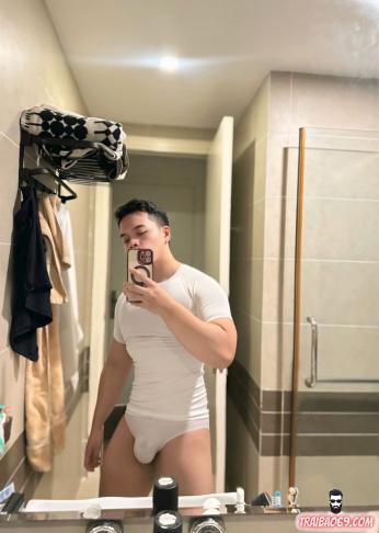 Boy thể hình đẹp mátxa body good - hàng 16cm top bot ok